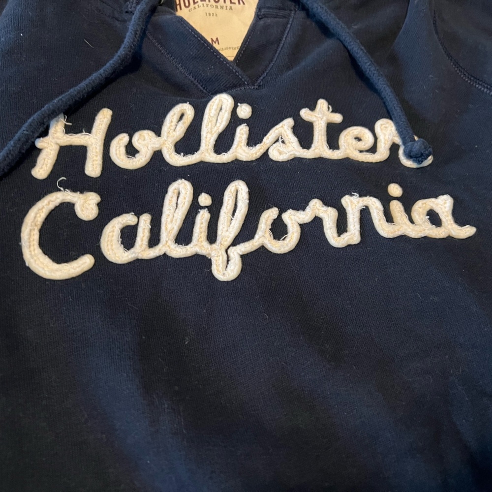 Navy Hollister Hoodie